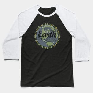 Earth Day 2019 - Textured paper Baseball T-Shirt